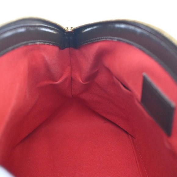 LOUIS VUITTON Verona PM Shoulder Bag Damie Ebene Leather Brown - Picture 14 of 15